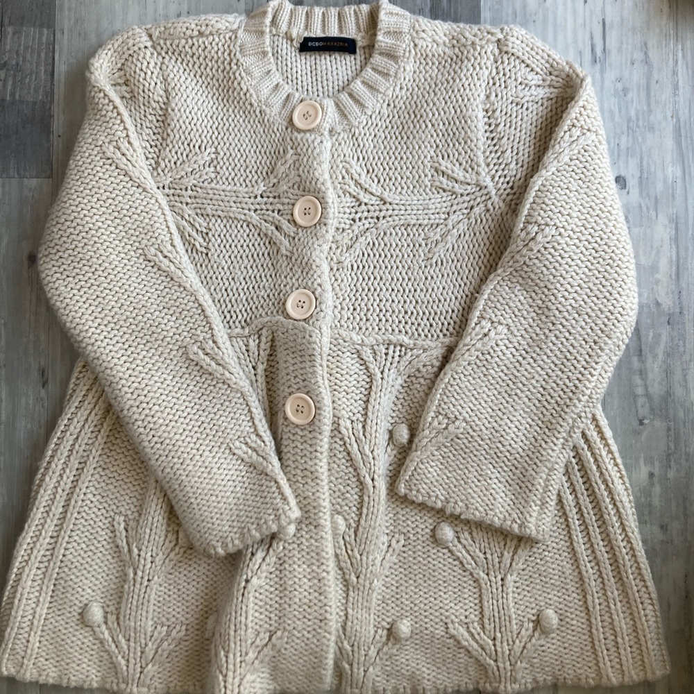 BCBGMaxAzria Babydoll Cardiganb